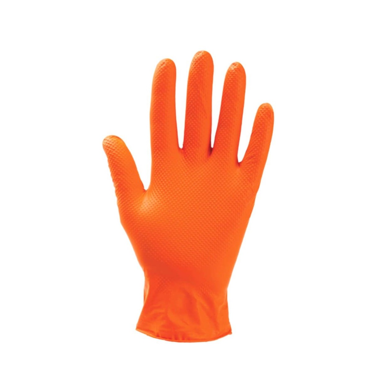 GUANTI NITRILE ARANCIO DIAMOND TG.M PZ.50 (10)